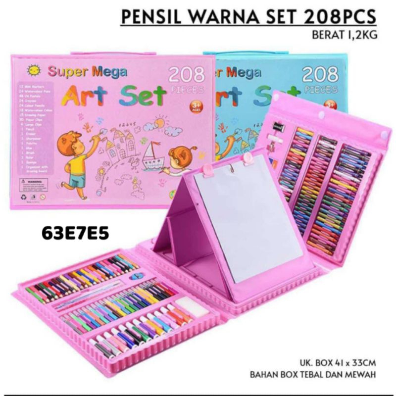 

pensil warna set 208 pcs