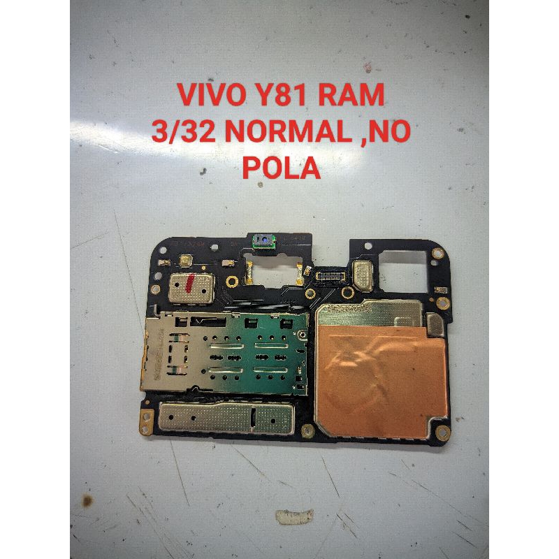 Mesin vivo y81 ram 3 normal