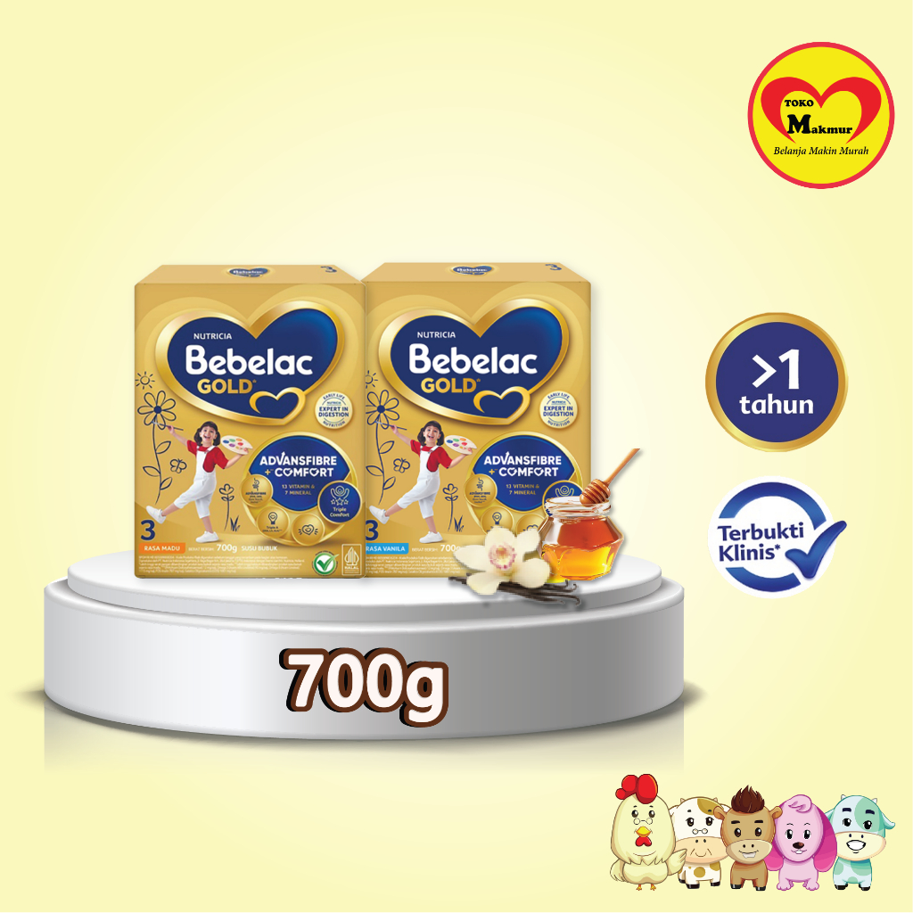 

Bebelac Gold 3 Vanila / Madu 700gr / Toko Makmur Baby Shop