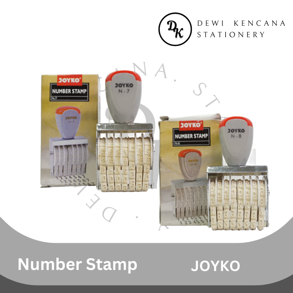 

Number Stamp Joyko/Stempel Nomor Angka 7Digit 8Digit