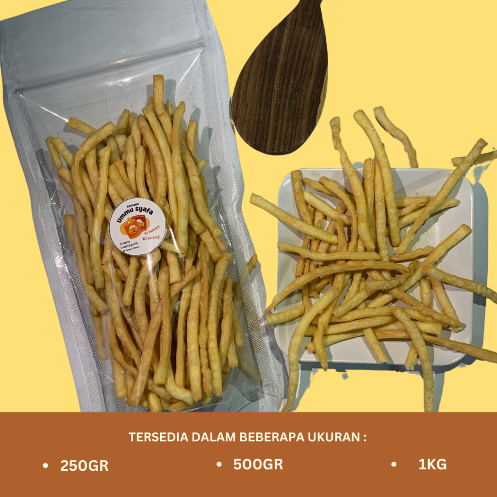 

[PO] Stik Ladrang Keju Renyah - Camilan Snack Makanan Ringan - 250gr / 500gr/ 1kg