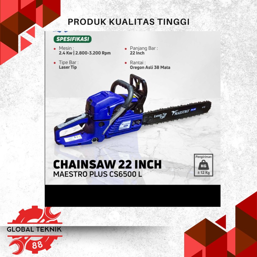 chainsaw maestro 6500 bar laser