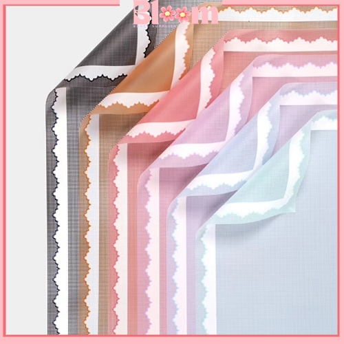 

Kertas Bunga Buket Cellophane Warna Motif Brokat Renda Flower Wrapping KB6033