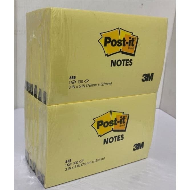 

Termurah 3 M Post it 655 76x127mm (Per pad)