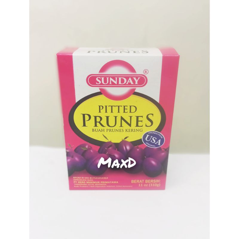 

Sunday Pitted Prunes 310gr×12 Pcs