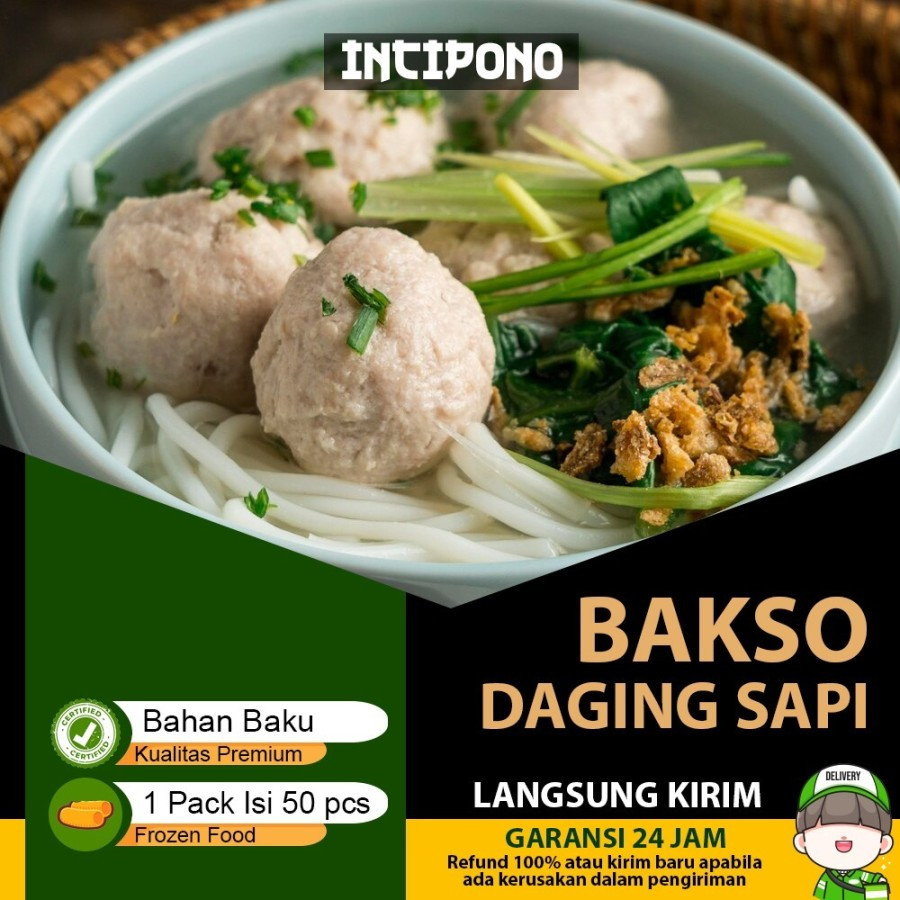 

[READY STOCK] Bakso Baso Bakwan Daging Sapi Frozen Food Halal Premium Murah