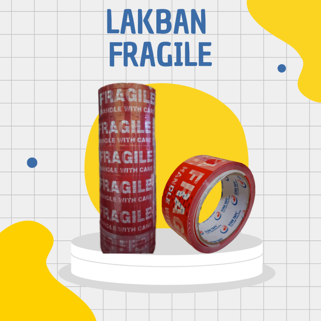 

1 PACK ( 6 PCS )LAKBAN FRAGILE