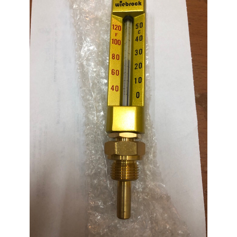Thermometer Lurus wiebrock kuningan