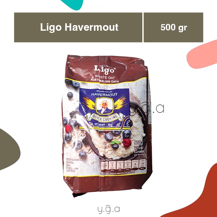 

Ligo Havermout Oatmeal White Oats 500gr