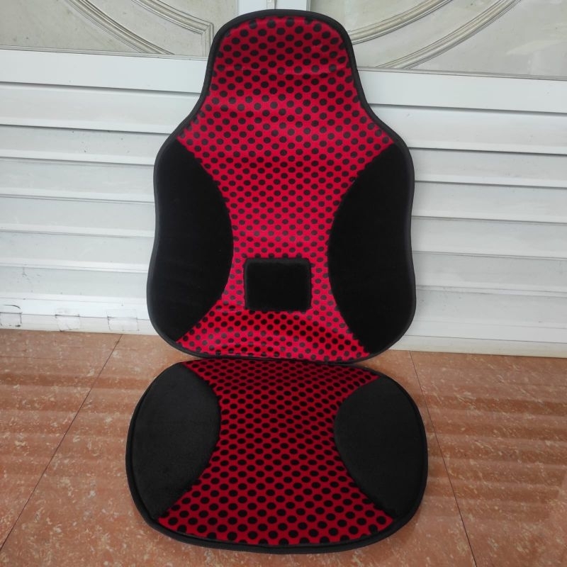 sandaran alas tatakan jok mobil kursi rumah kantor universal racing warna biru merah hitam