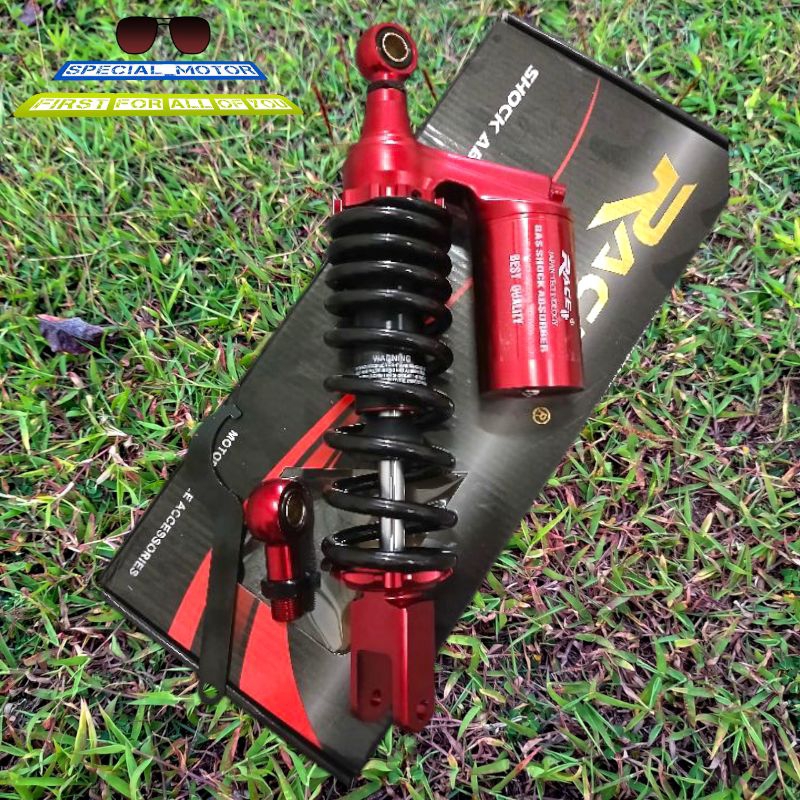ORINAL SHOCKBREAKER RACEIT TABUNG ATAS MODEL GOG YSS SHOCK MATIC BlACK SIlVER MOTOR VARIO MIO BEAT