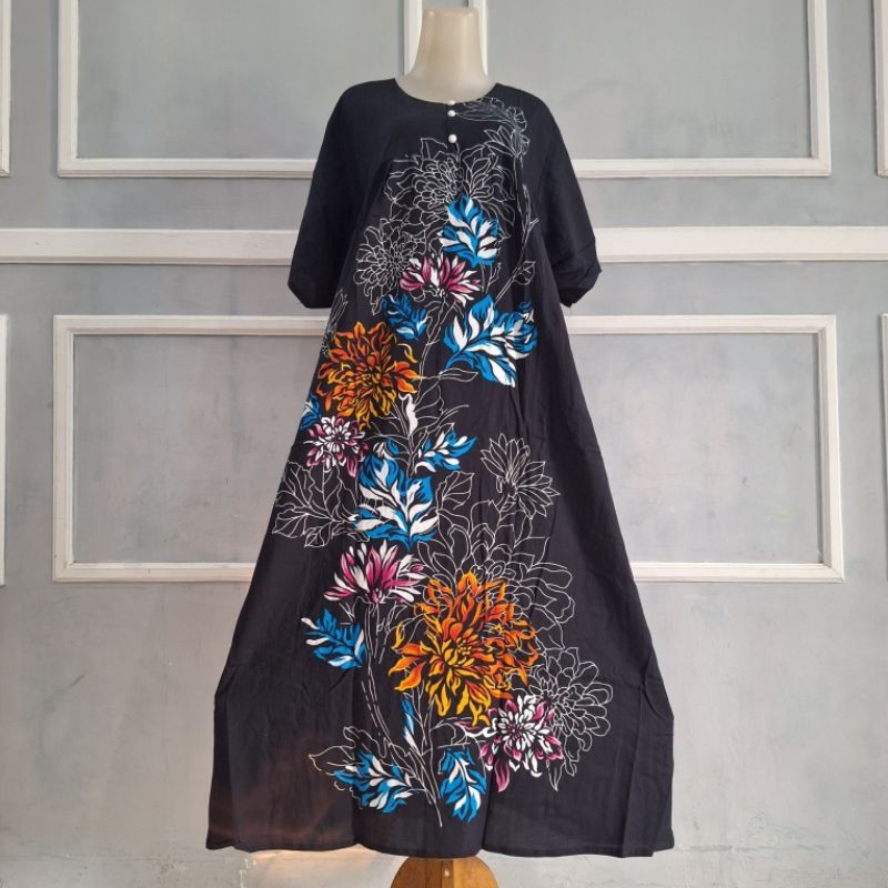 Daster Hengky Jumbo 3L kancing mutiara Motif Plesetan