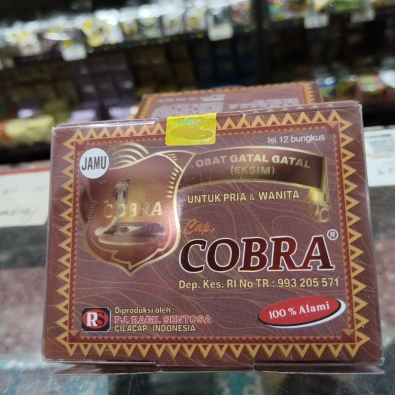 

COBRA jamu gatal tradisional isi 12