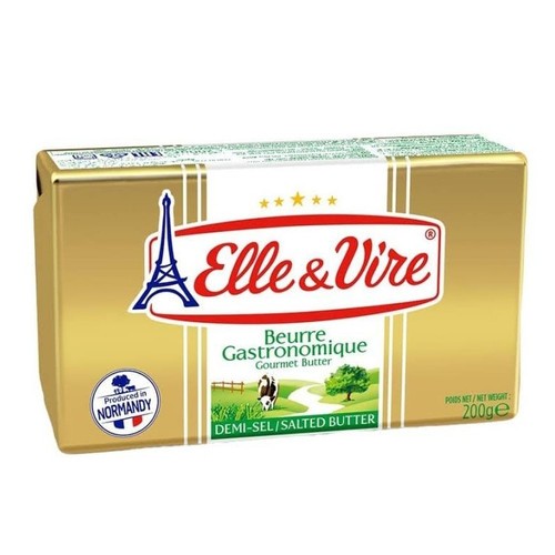 

elle & vire butter packet salted 200gr