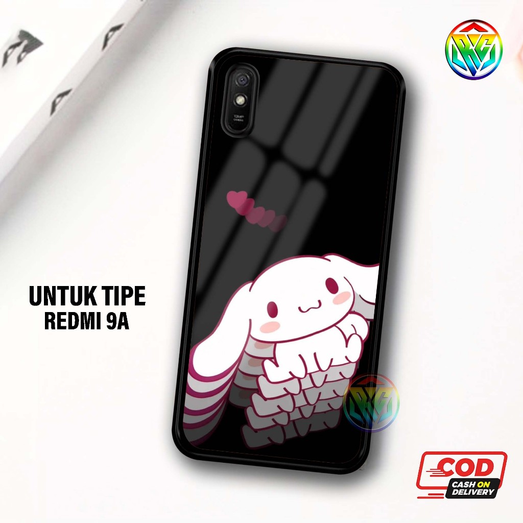 Real Case Xiomi Redmi 9A Terbaru Case kilau - New Case Glossy casing Hp Xiomi Redmi 9A  [Motif BEAR]