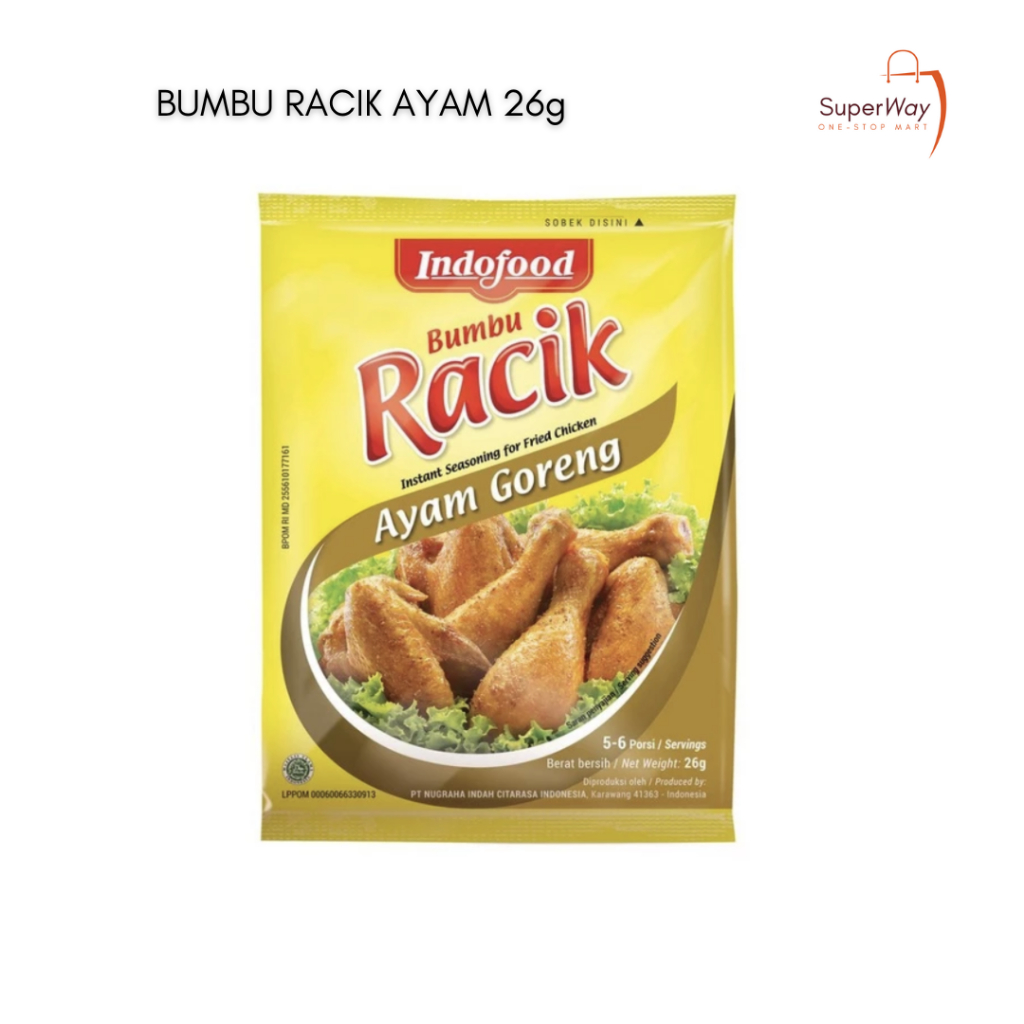 

SuperWay Bumbu Racik Ayam Goreng - 1pcs