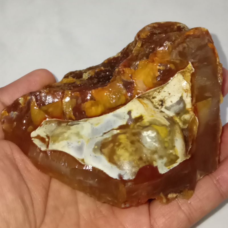 Natural Batu Akik Sawo Kecik Kristal