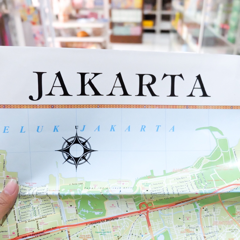 Buku Peta Jakarta Skala 1:17,500