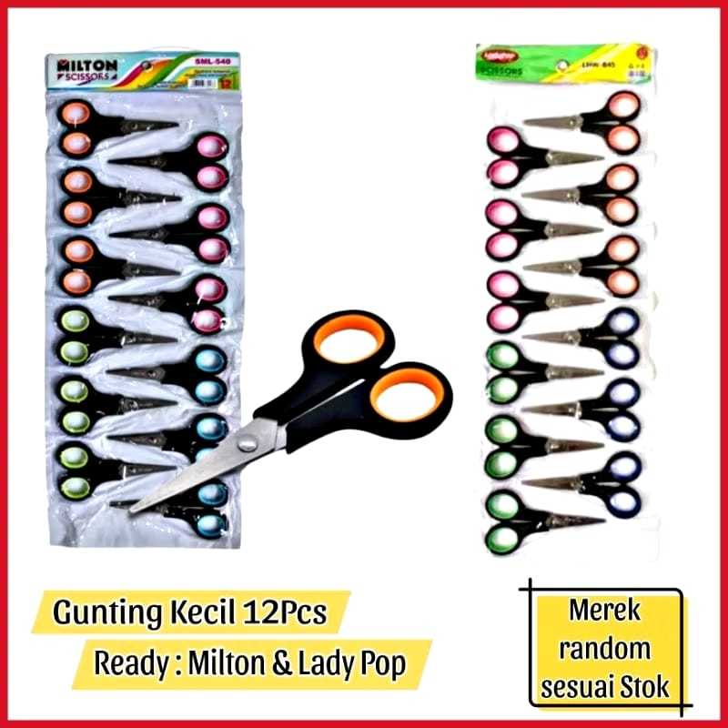 

( 1 LUSIN ) GUNTING RENTENG WARNA // 1 RENTENG ISI 12 PCS