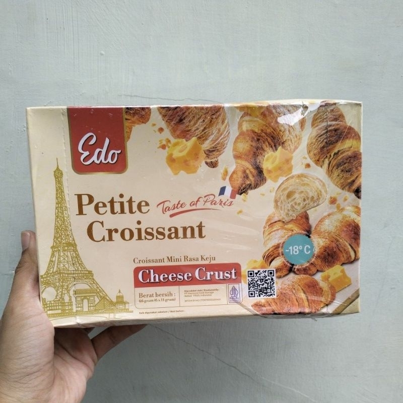 

EDO Croissant Mini Frozen Rasa Keju isi 6