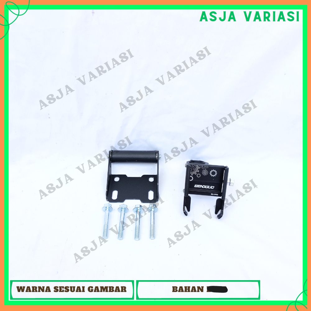 PAKET HOLDER GPS HP PCX LOKAL 150 160 PHONE HOLDER BG ALUMUNIUM STANG MOTOR BRAKET BRACKET BREKET HO