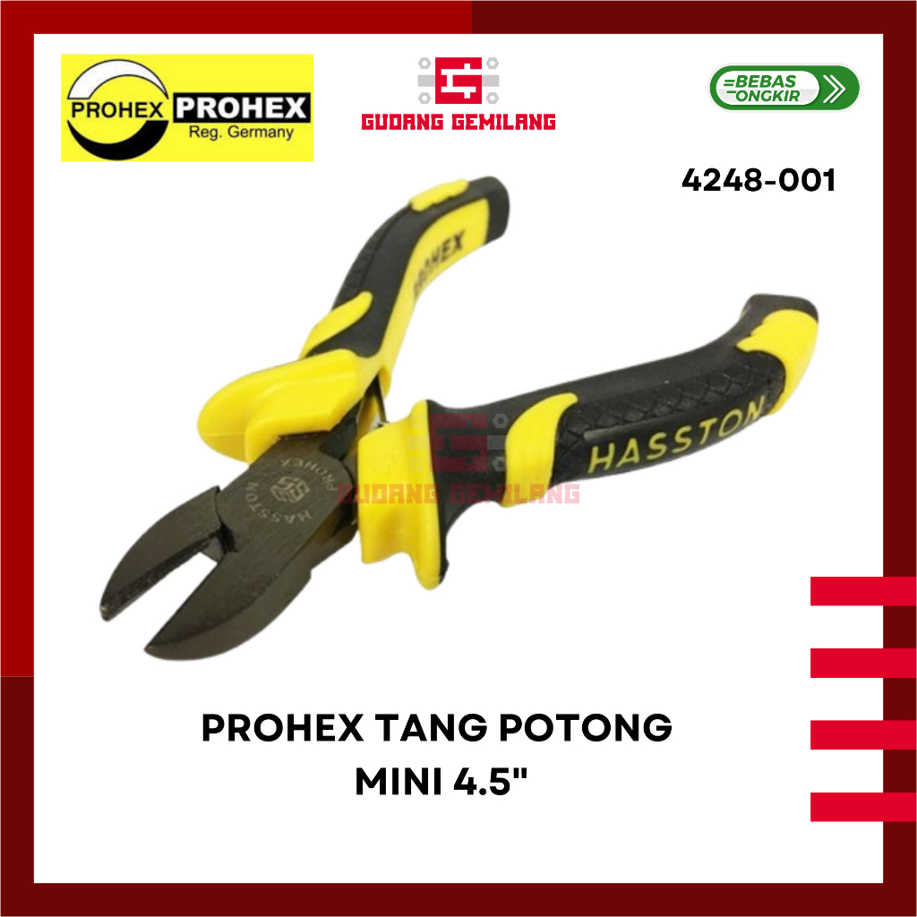 Prohex Tang Potong Mini Super 4.5 Inch / Tang Mini Potong 4248-001