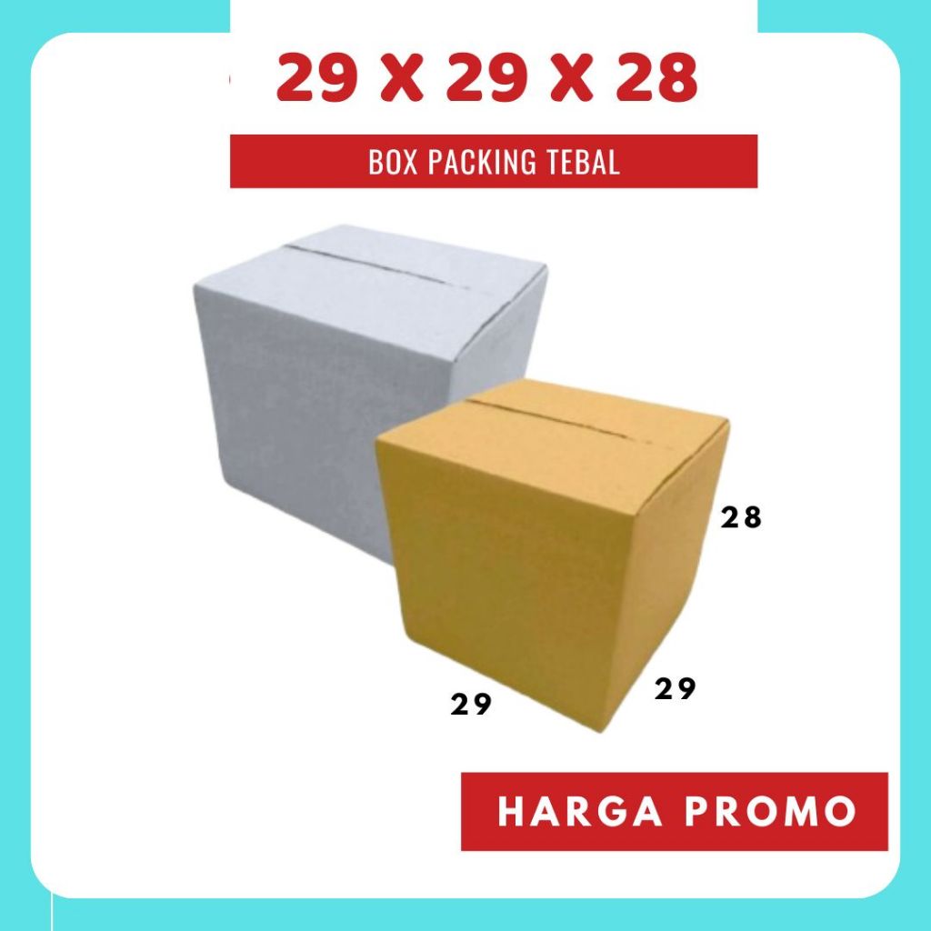 

Kardus 29x29x28 A1 box dus packing kotak kemasan karton pizza souvenir hampers sparepart minyak wangi kosmetik