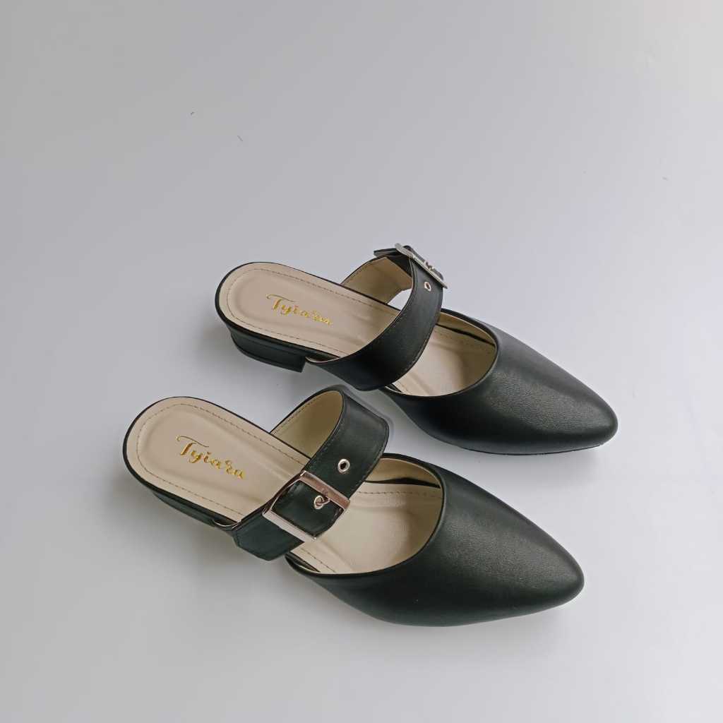 sandal Heels Mules Tinggi Hak 3cm