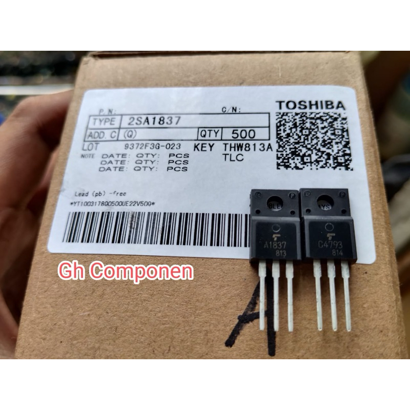 Transistor A1837 C4793 Original Toshiba 1set