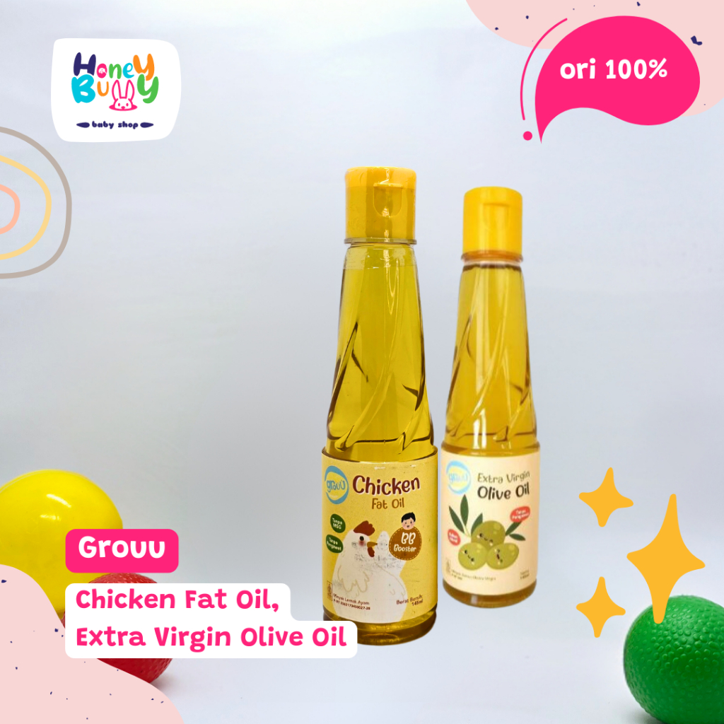 

Grouu Chicken Fat Oil 145ml & Olive Oil 145ml