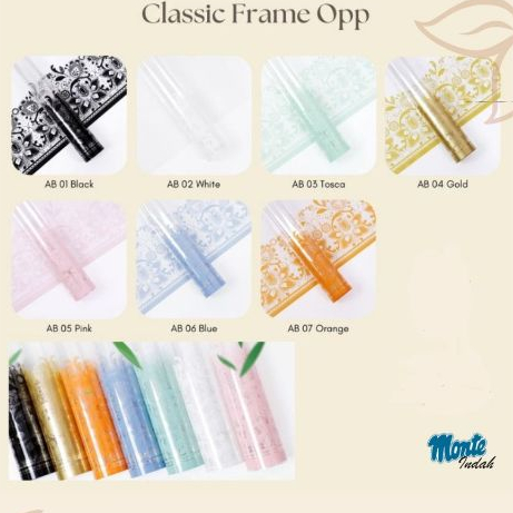 

5 Lembar 1058 Kertas Buket Bunga Transparan Flower Wrapping Film Side Flower Cellophane Paper Sheet Florist Material