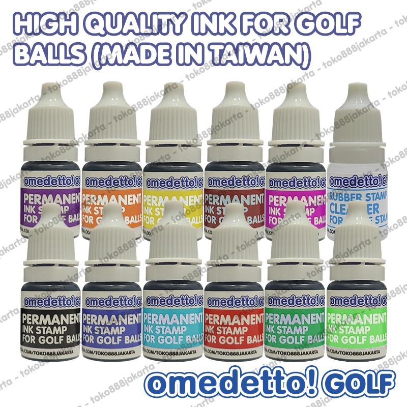 

REFILL INK TINTA GOLF BALL STAMP STEMPEL BOLA HIGH QUALITY OMEDETTO