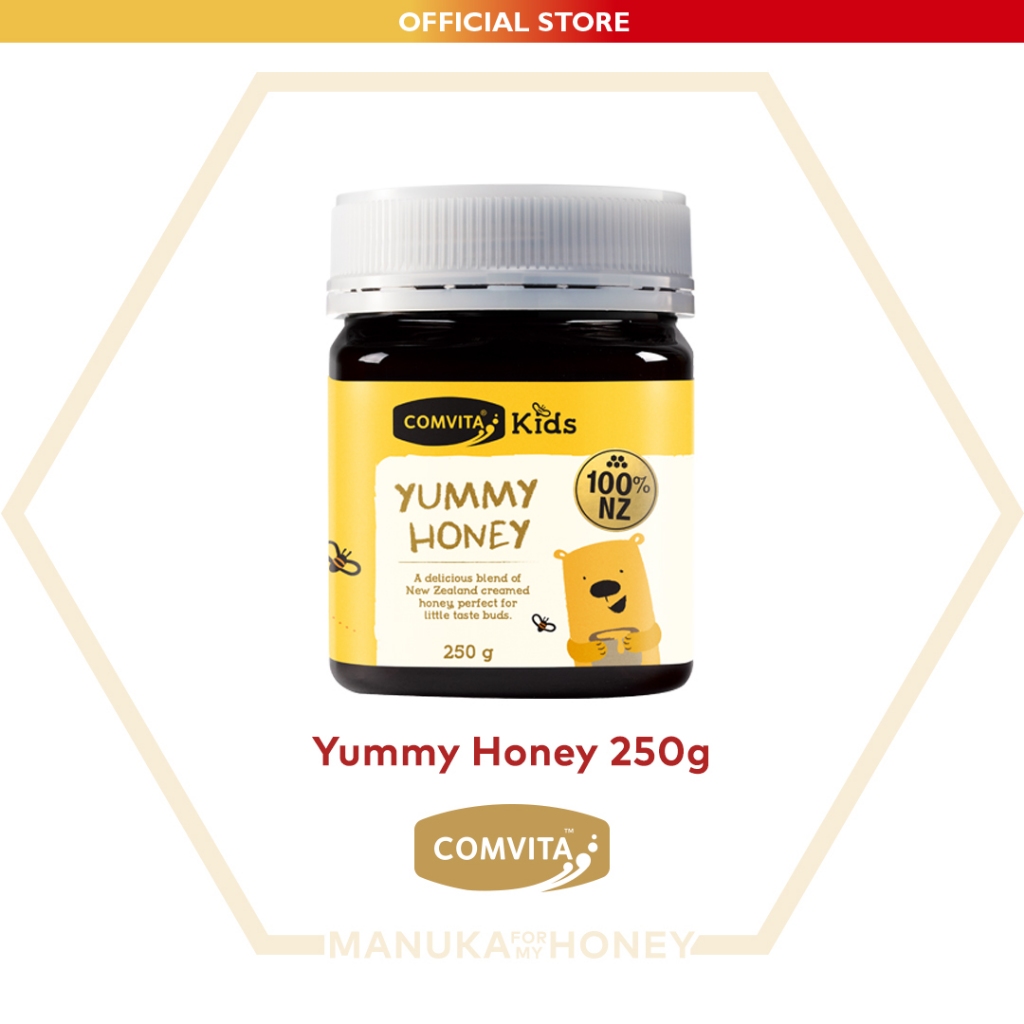 

Comvita Kids Yummy Honey 250g Madu Anak Asli 100% Murni Alami Original New Zealand 250 g