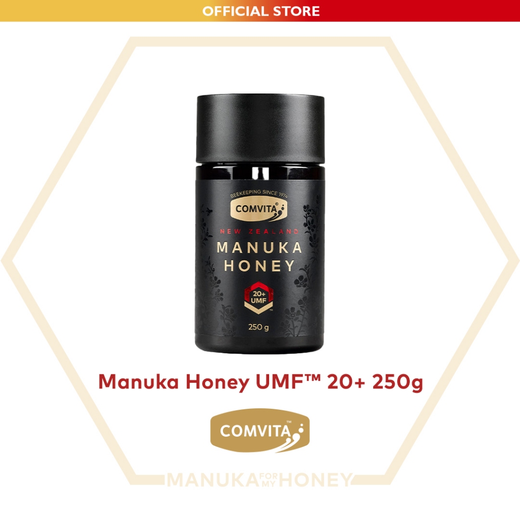 

Comvita Manuka UMF 20+ 250g Madu Asli 100% Murni Alami Original New Zealand 250 g
