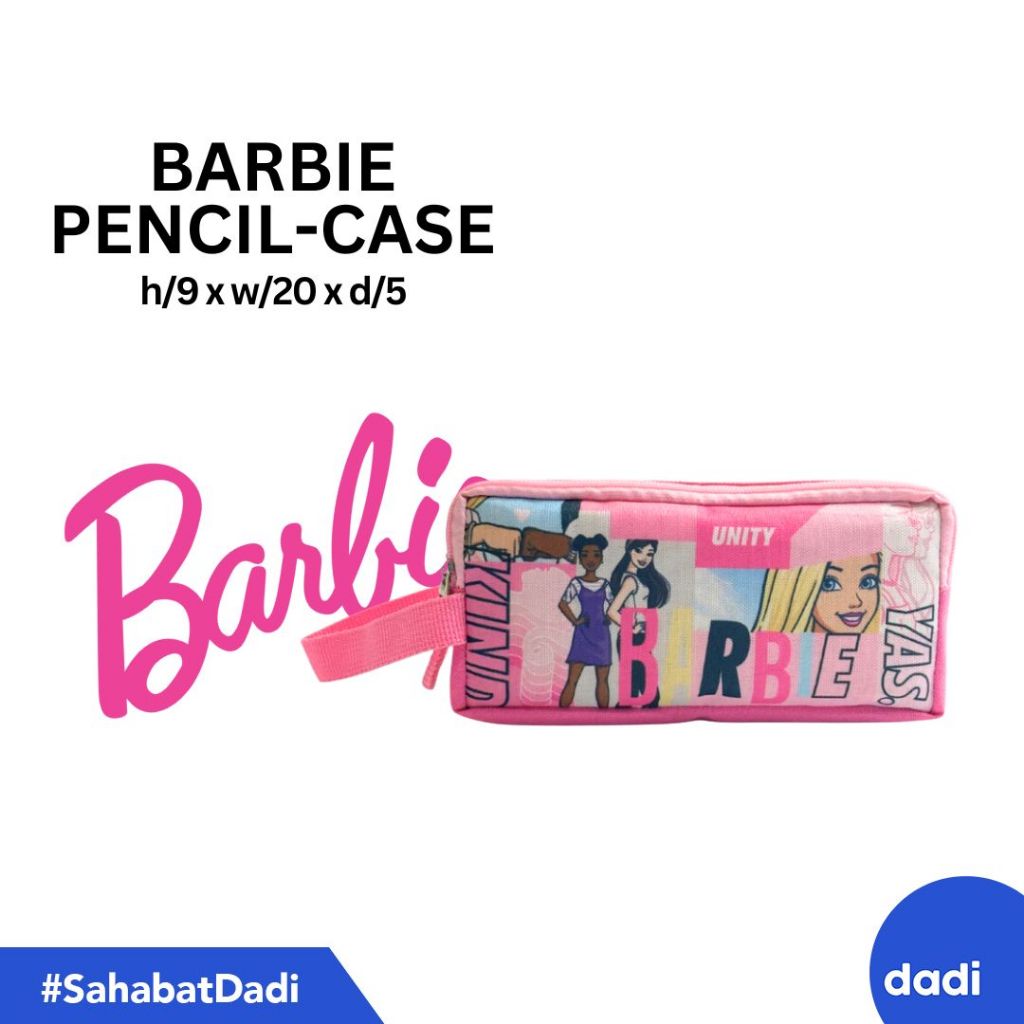 

Dadi - Barbie Mixed Pattern Pencil Case 2 Zipper - Tempat Pensil Anak/Tempat Alat Tulis