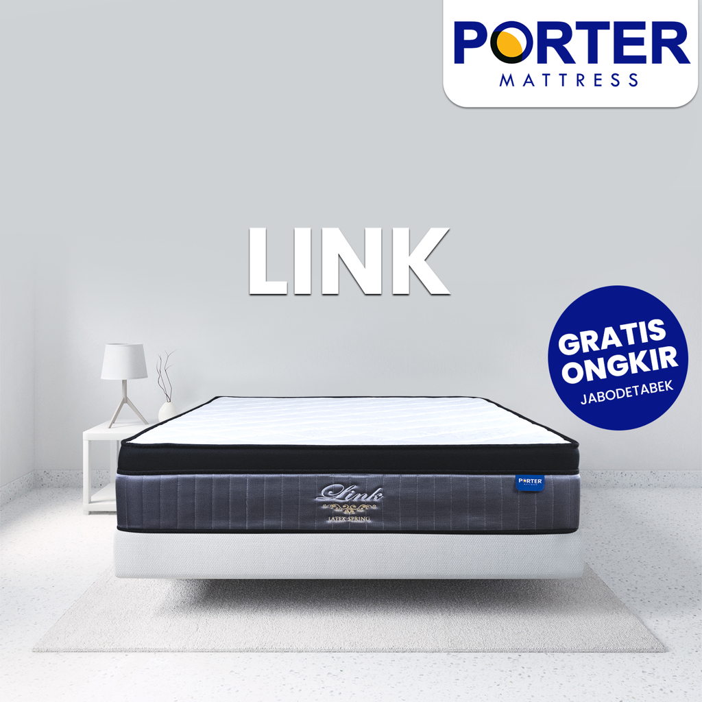 PORTER Kasur Springbed Latex Spring - Link