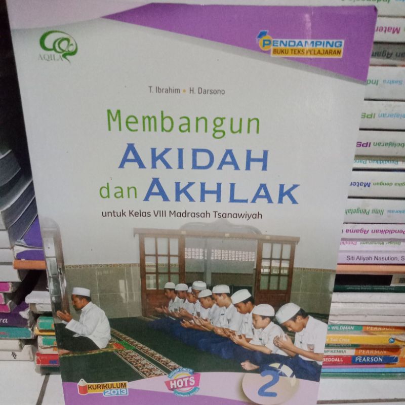 buku akidah dan akhlak kelas 8 penerbit Aqila