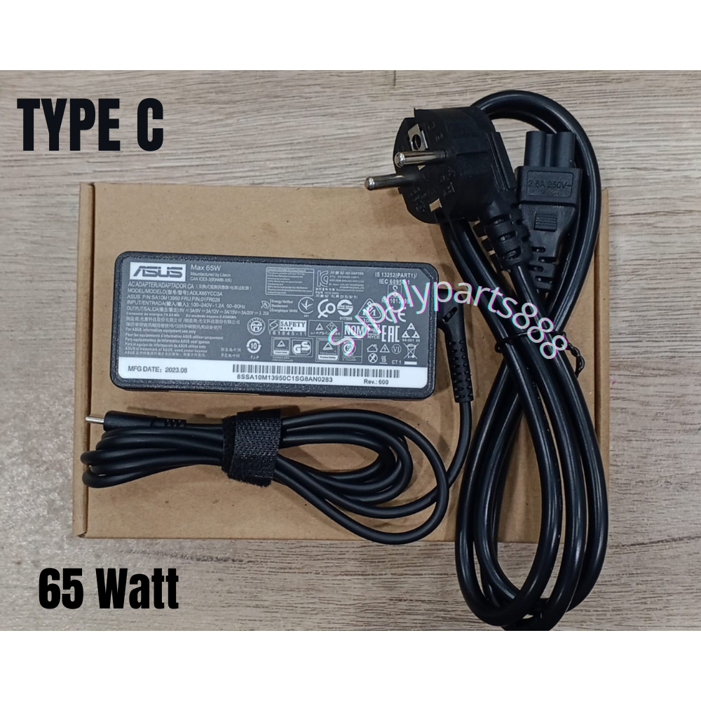 ASUS AC ADAPTER ZenBook S 13 OLED UX5304 UX5304VA (65Watt) NEW