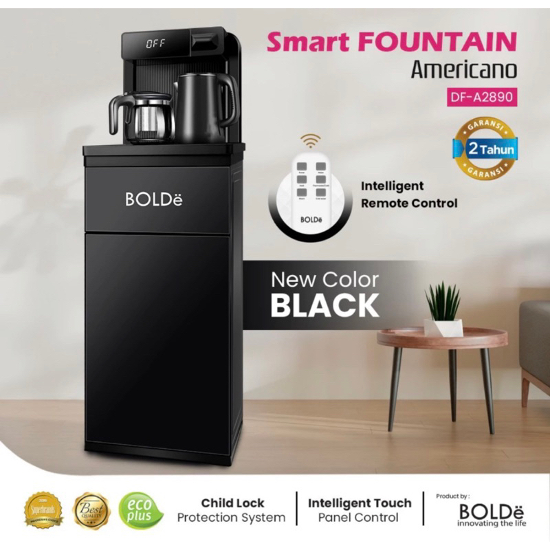 BOLDe Super Smart Fountain Americano - Dispenser Bolde - Dispenser Galon Bawah