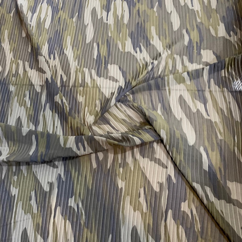 kain plisket premium - pleat ceruti - plisket ceruti motif - kain plisket ceruty army