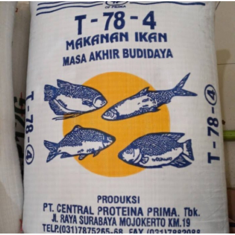 PAKAN IKAN MASA AKHIR BUDIDAYA 783 & T78 -4/Min 4 pakan nila lele gurame 500Gram