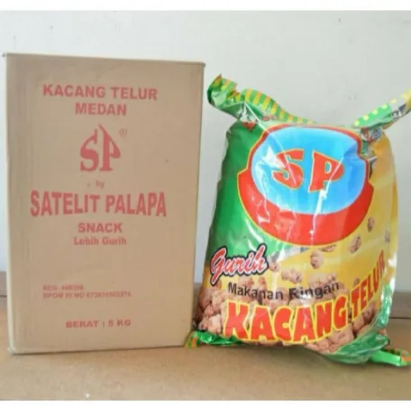 

1 DUS / BAL (5KG) KACANG MEDAN SP (MERK SATElIT PALAPA)