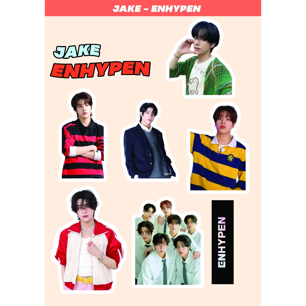 STIKER JAKE ENHYPEN I JAKE ENHYPEN I STIKER ENHYPEN I ENHYPEN STIKER HOLOGRAM I ENHYPEN PHOTOCARD I 