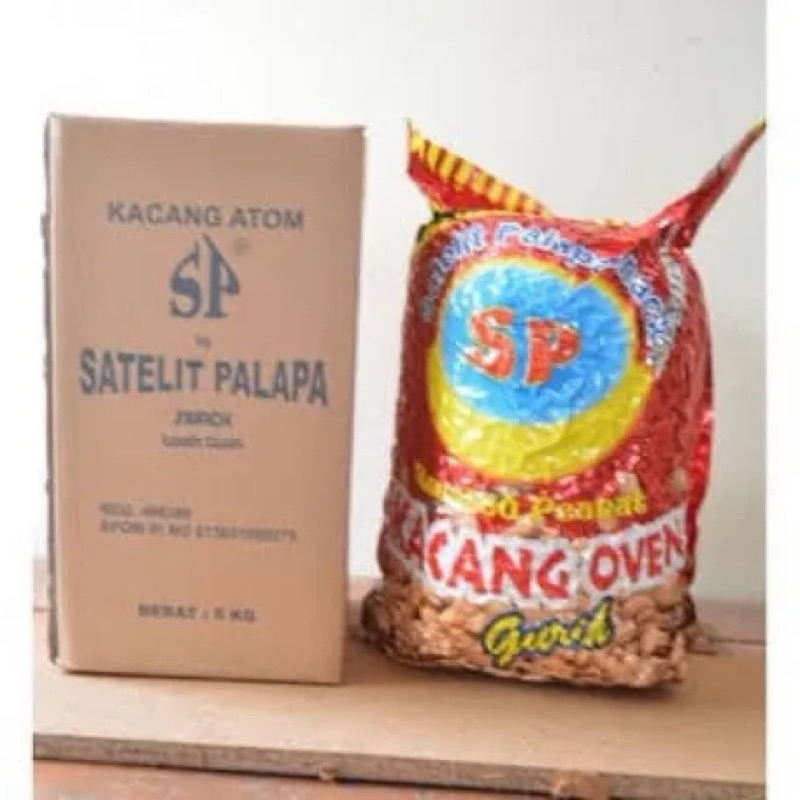 

1 DUS / BAL (5KG) KACANG ATOM TELUR SP (MERK SATELIT PALAPA)