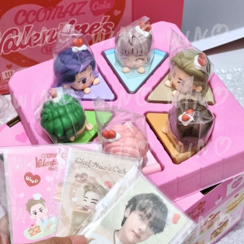 [READY STOCK] SHARING CCOMAZ VALENTINE WAYV GROUP SET MEMBER KUN TEN XIAOJUN HENDERY YANGYANG