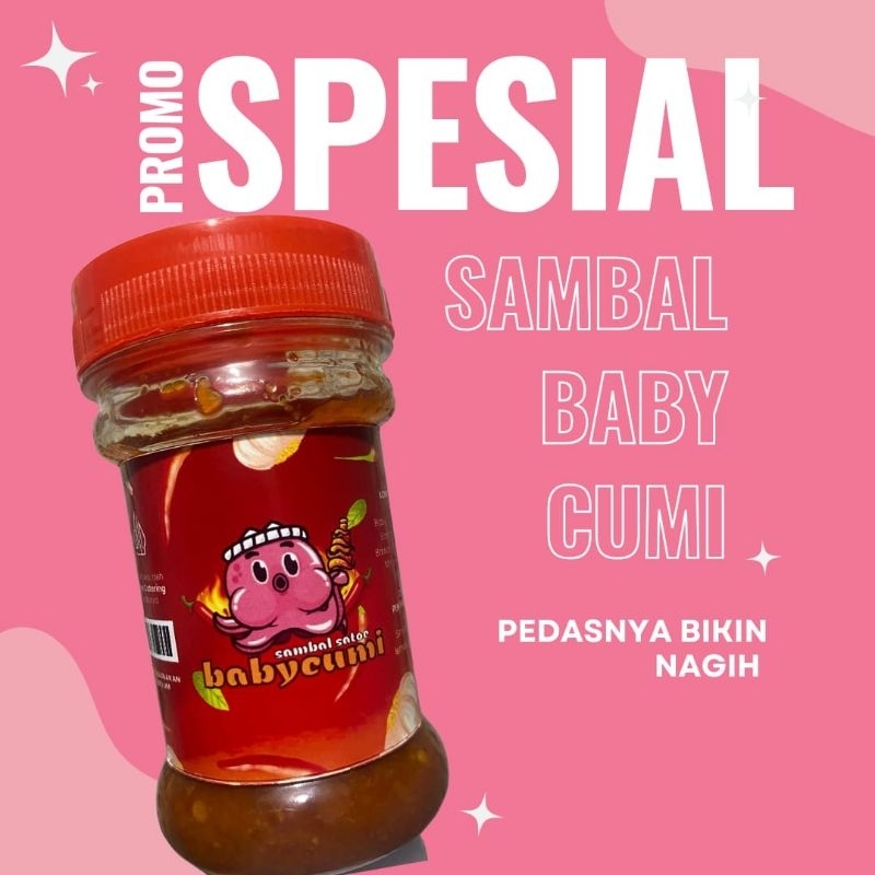 

[COD] Sambal Baby Cumi | Sambal Satoe | Cumi Pedas