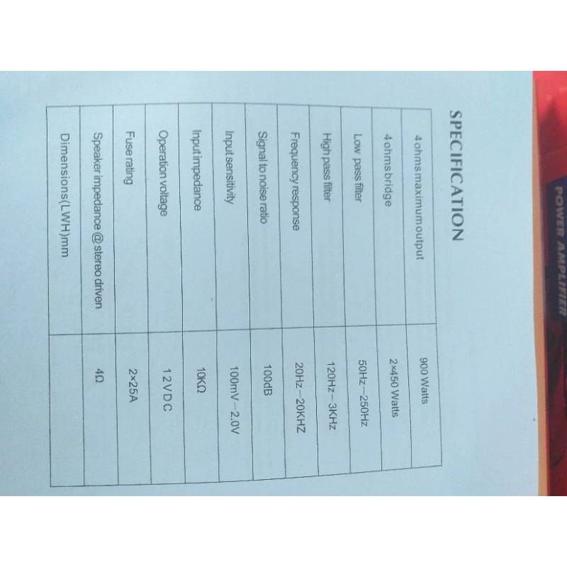 power Hollywood hw-8000