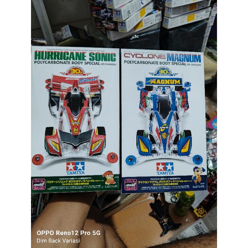 Kit Tamiya 95603 95676 Hurricane Huricane Sonic Polycarbonate Body Special Fully Cowled 30th Anniver