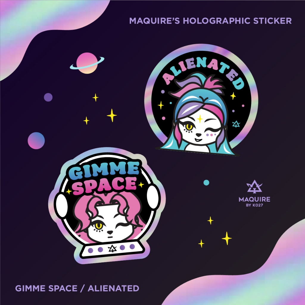 

Maquire Holographic Sticker