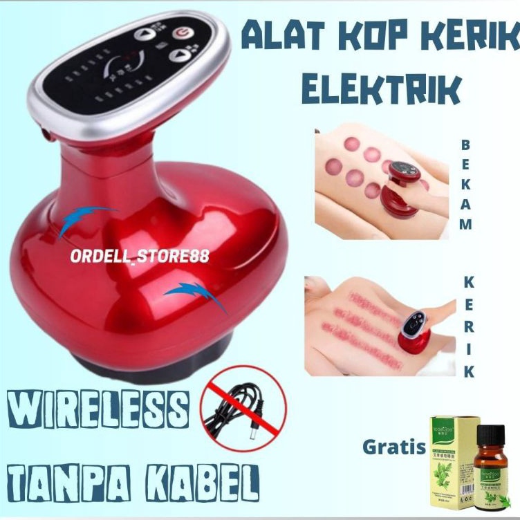 Hot Deals  Alat Pijat Kop Bekam Kerik Badan Elektrik Alat Kerik Elektrik Original Alat Bekam Elektri